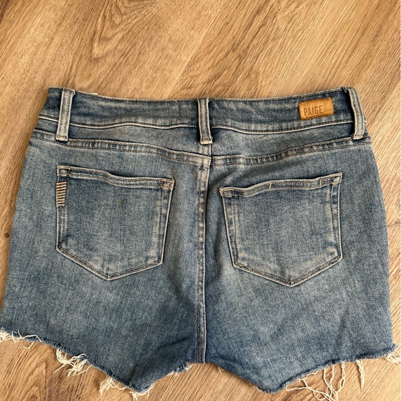 Paige frayed Jean denim shorts - Picture 2 of 3